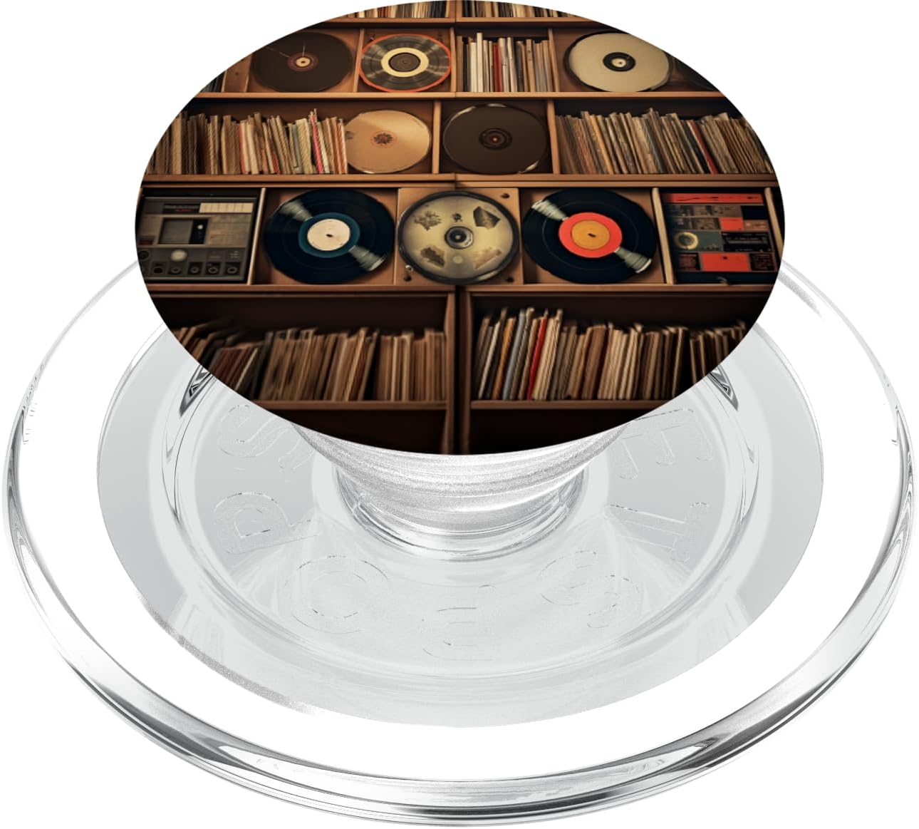 Vinyl Record Player Vinyl Collector Retro Music Lover PopSockets PopGrip for MagSafe