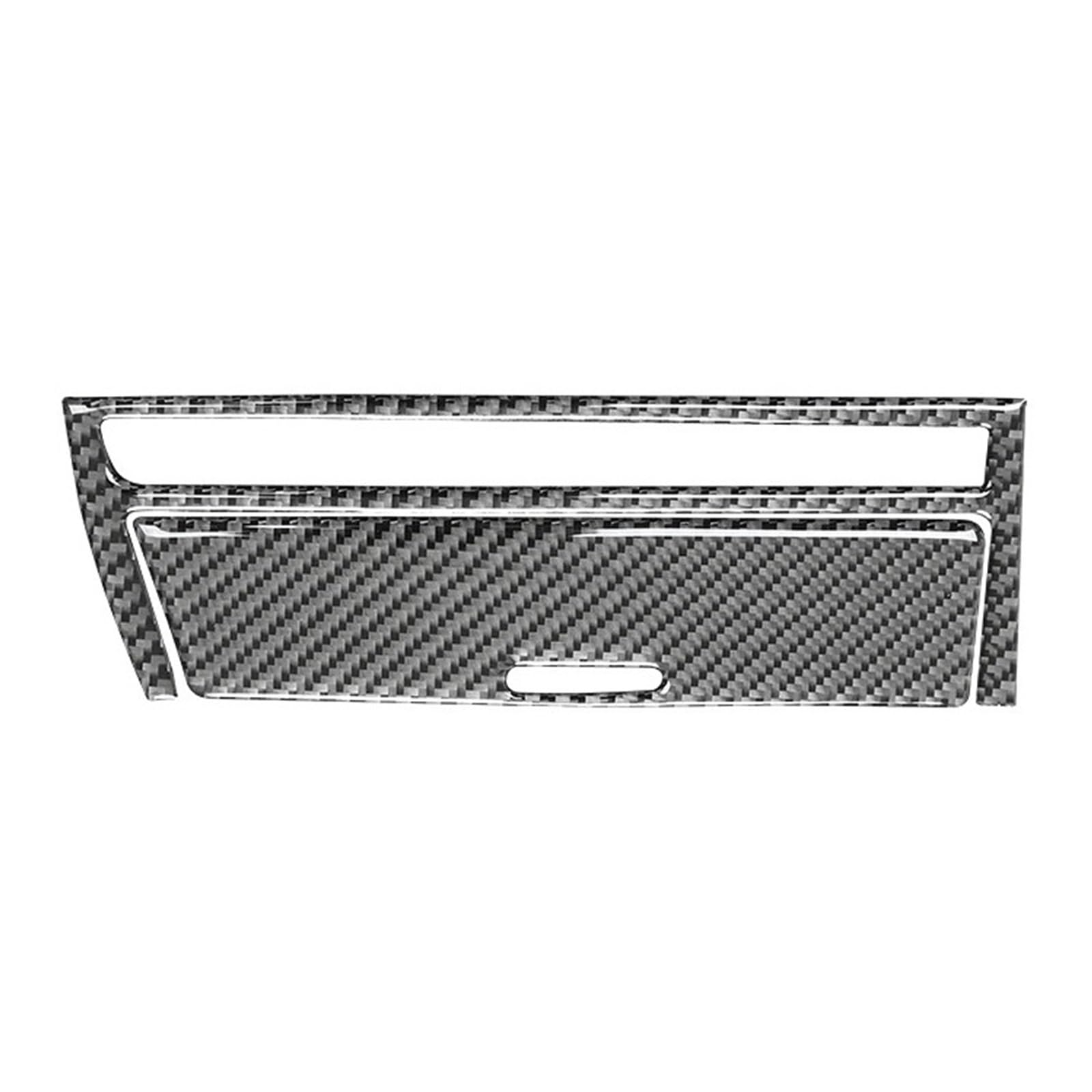 Compatible for BMW 3 Series E46 1999-2004 Accessories Carbon Fiber Interior Car Transmission Shift Cigarette Light Panel Trim Cover Sticker(Black(LHD))