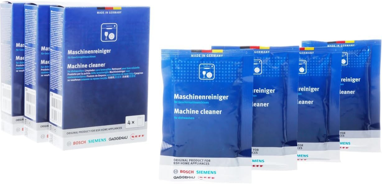 3 x 45 g (Multi Pack 4) nettoyant dégraissant dans un sac pour lave-vaisselle 12 x 45 g. Compatible avec Bosch Siemens Neff Gaggenau NEW