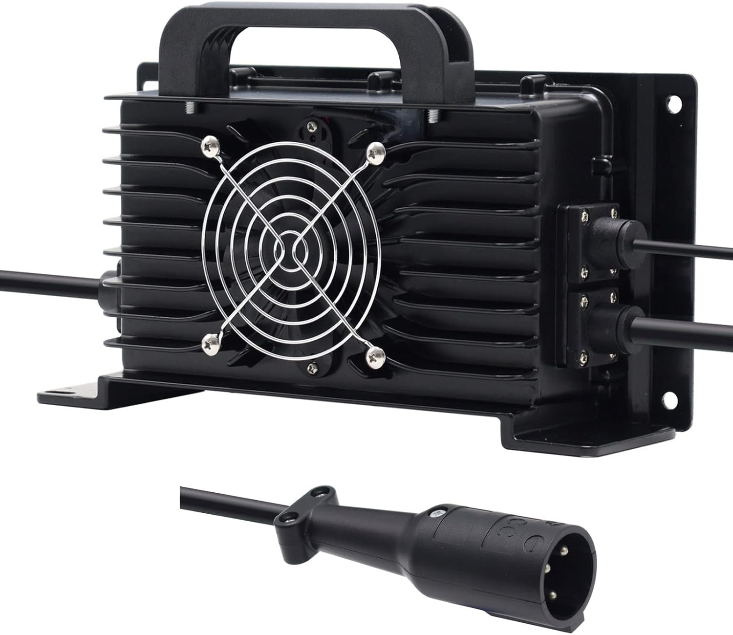 48 Volts 15 AMP Replacement Golf Cart Battery Charger for 48 Volt Club Car Golf Cart with Round 3 Pin Plug Waterproof IP67