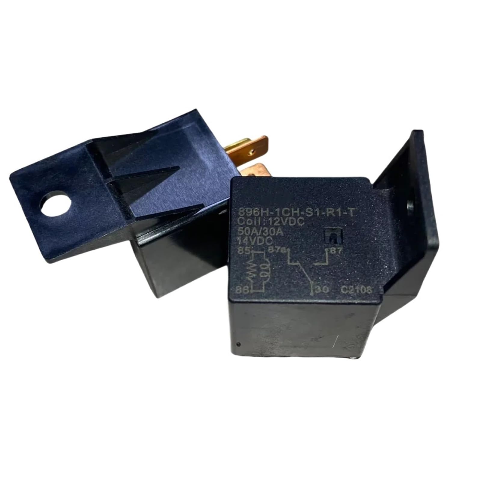 Relais automobile 12V 50A haute resistance avec boitier isolant thermique