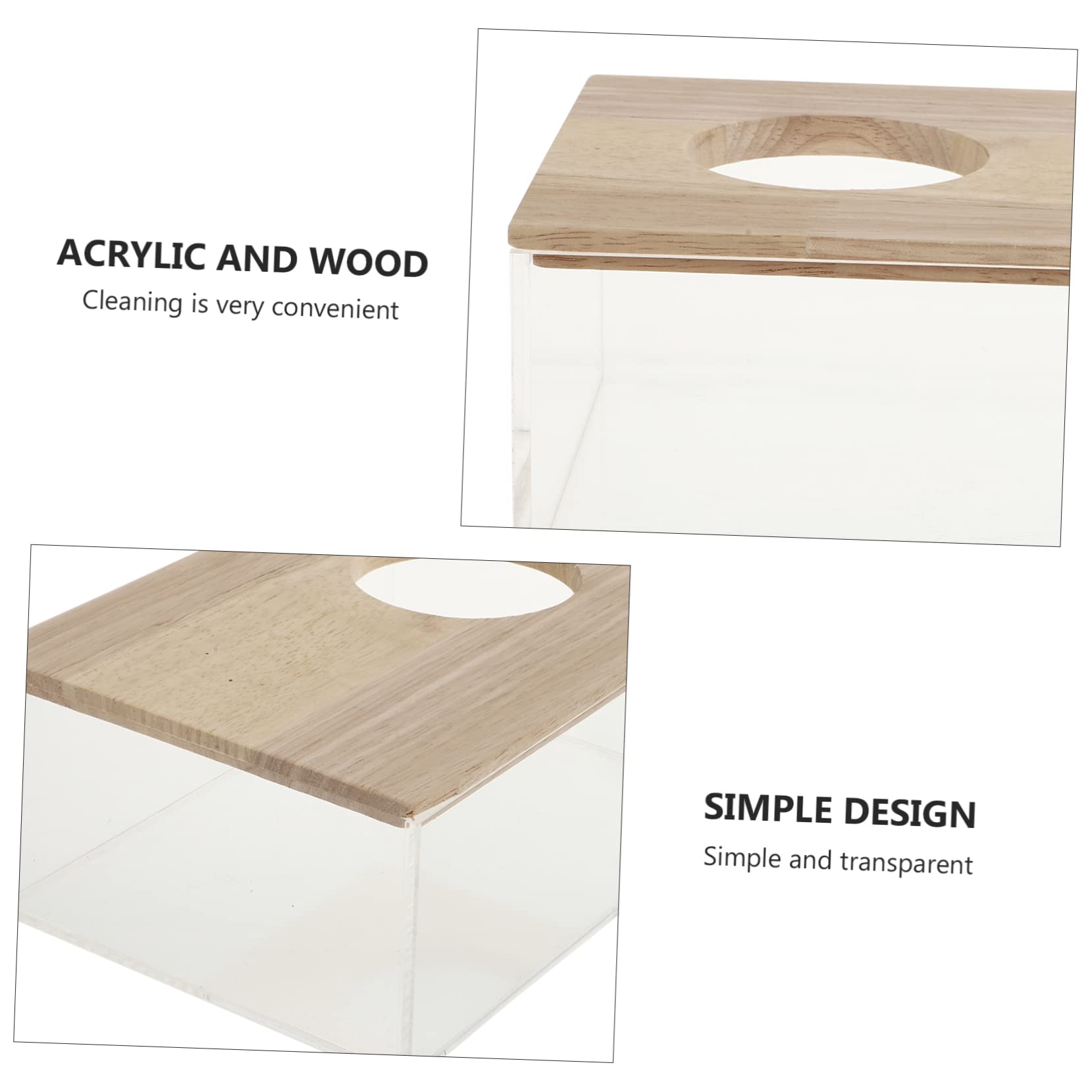 Transparente Hamsterbadewanne aus Acryl mit Feinem Sandbad Leicht und Sicher für Kleine Haustiere für Zuhause und Tiergeschäft