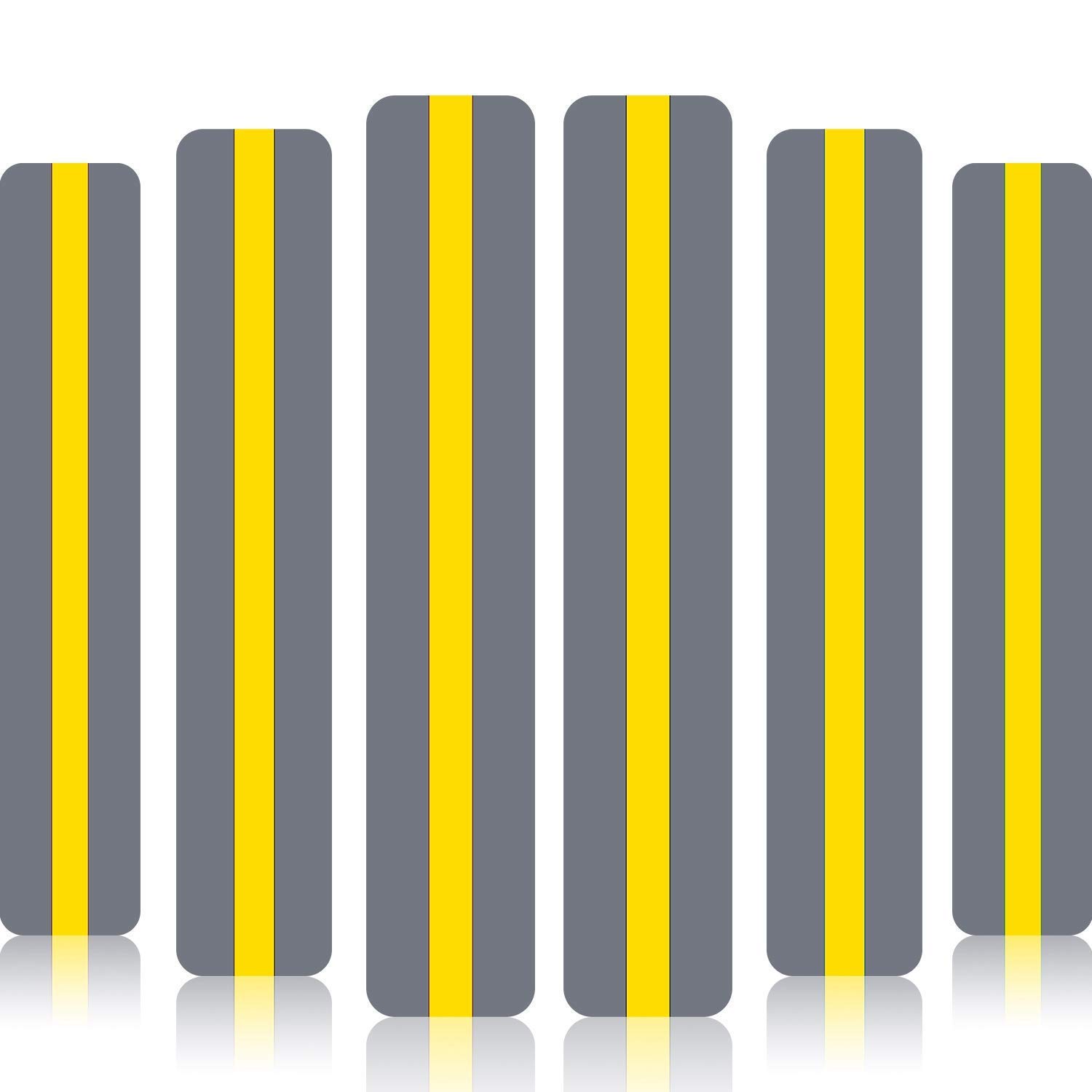 18 Pack Reading Guide Strips Colored Overlay Highlight Bookmarks Reading Strips Help with Dyslexia for Crystal Children and Teacher Supply (Yellow)