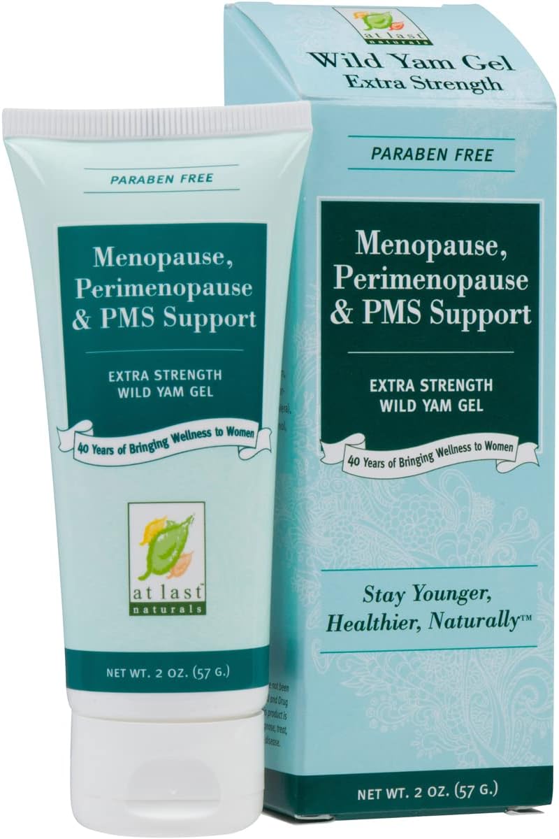 At Last Naturals Wild Yam Gel Extra Strength Menopause