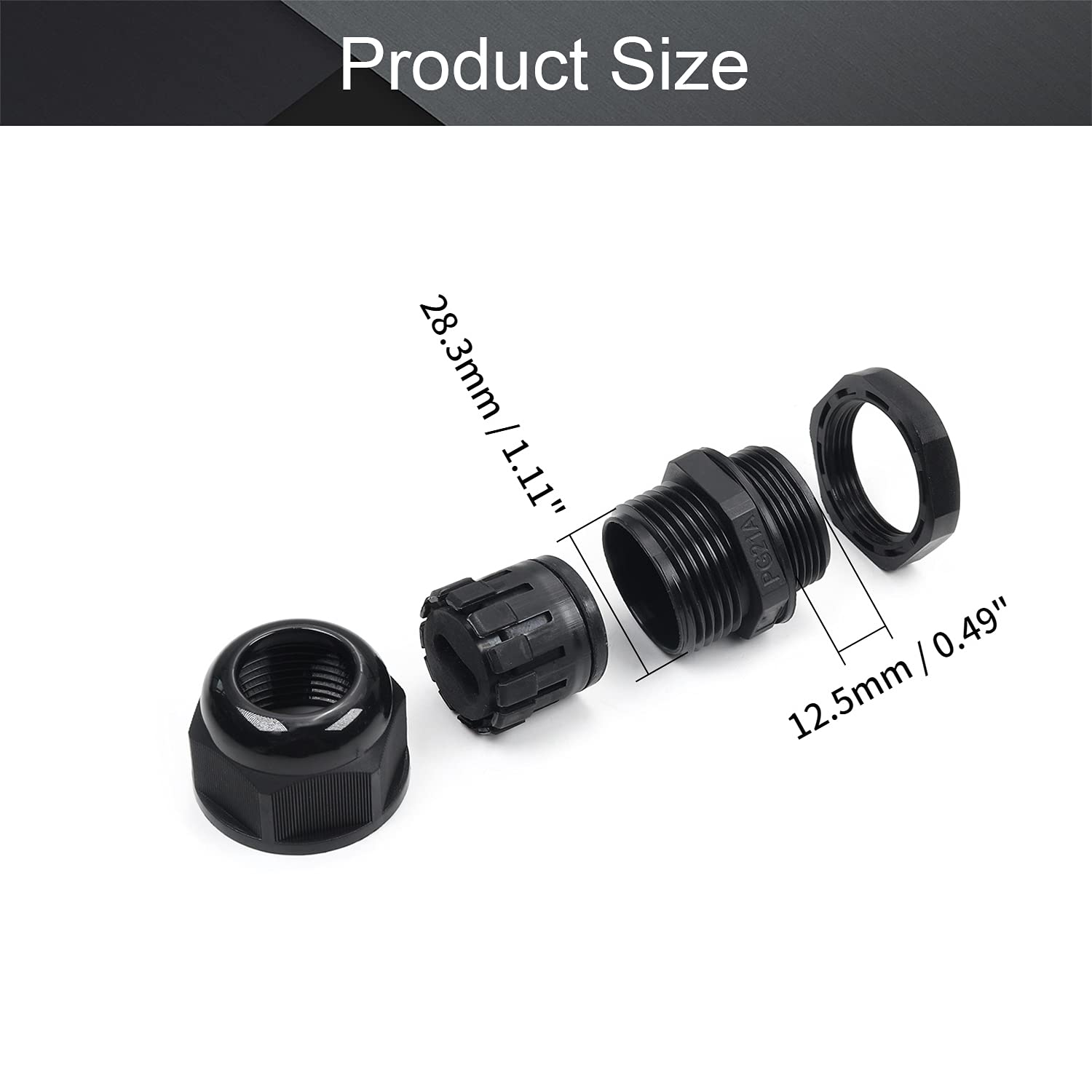 Red Plastic BX Bushings (Pack of 35)