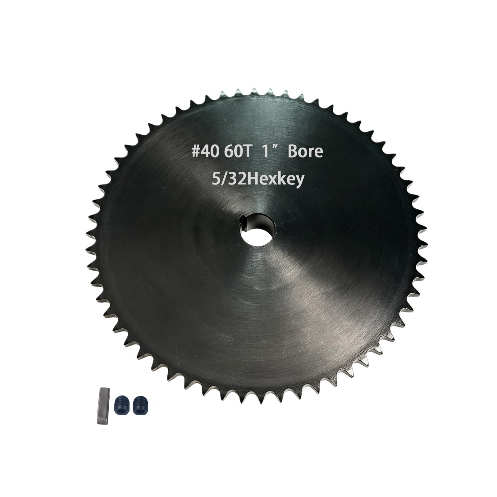 #40 Sprocket 21T 1" Bore Hardened Black Oxide — Amazon image 21