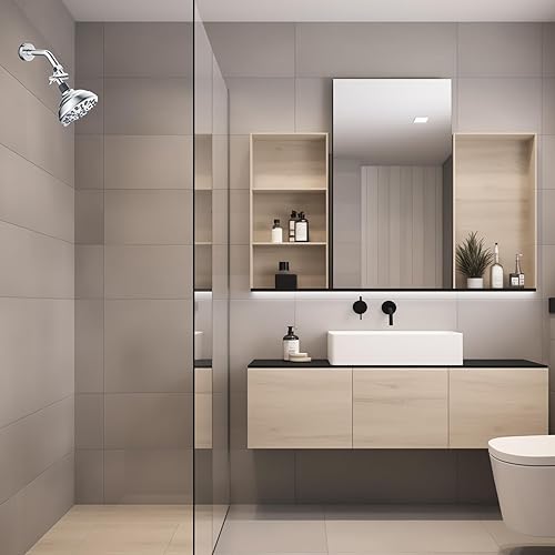 Miniatura 8 de Hibbent Adaptador de codo de regadera de metal, adaptador de cabezal de ducha giratorio ajustable de 360 de latón para cabezal de ducha fijo y de