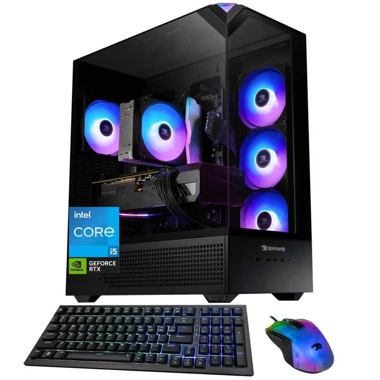 iBUYPOWER Element Gaming PC Desktop, Intel Core i5-14400F, GeForce