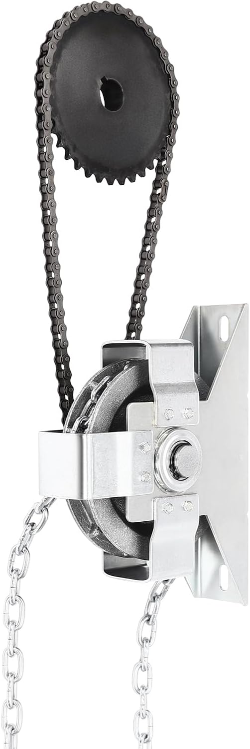 Roll Up Garage Door Jackshaft Chain Hoist for Garage Door Opener Chain Hoist