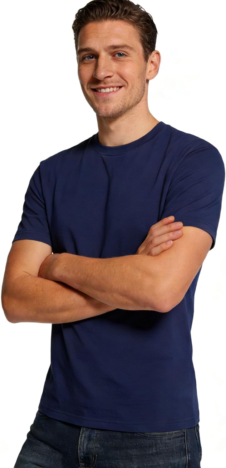 Men Crewneck Short Sleeve T-Shirt - Image 3