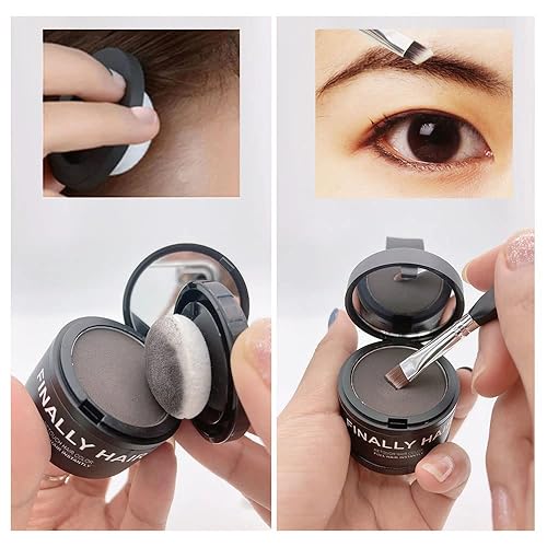 Miniatura 9 de Finally Hair Corrector de fibra  Solución impermeable de pérdida de cabello negro, creador de línea de cabello, potenciador de cejas y relleno de