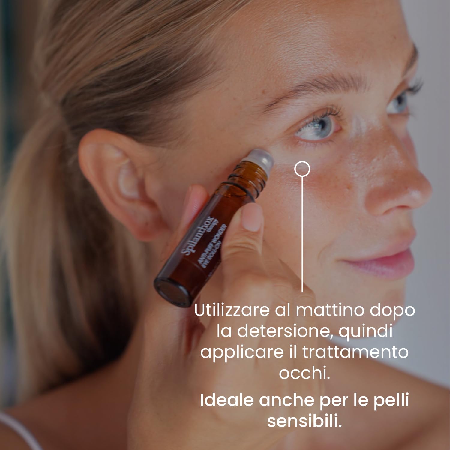 Spilanthox therapy - Anti-Puff Wonder Eye Roll-On - Caffeina e acido ialuronico riducono le occhiaie - Leviga le rughe e le espressioni del viso grazie allo spilantolo - Cosmetici naturali vegani