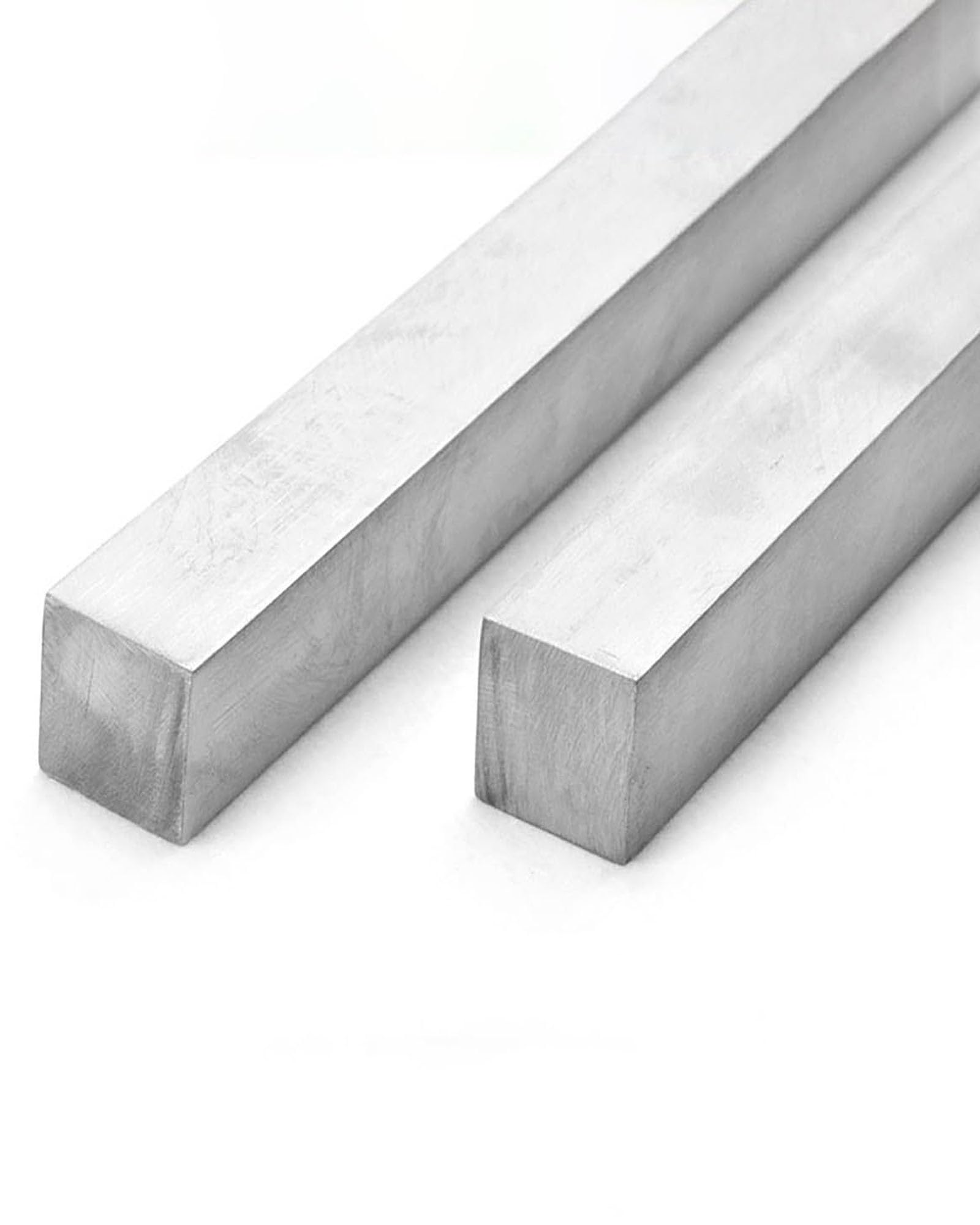 Barra quadrata in acciaio inossidabile 304, 5-15 mm, lunghezza 500 mm, confezione da 2 pezzi, aste in metallo resistenti alla corrosione, per progetti fai da te, fabbricazione e miglioramento della