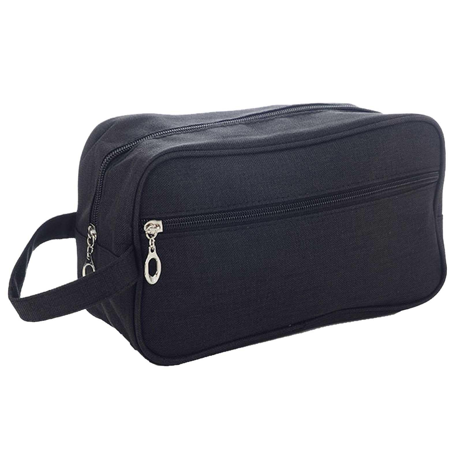 Borsa da viaggio da uomo, borsa per il trucco resistente all'acqua, borsa da viaggio compatta, organizer perfetta per vacanze d'affari, borsa per cosmetici con manico portatile Pw tools, 10 pezzi di