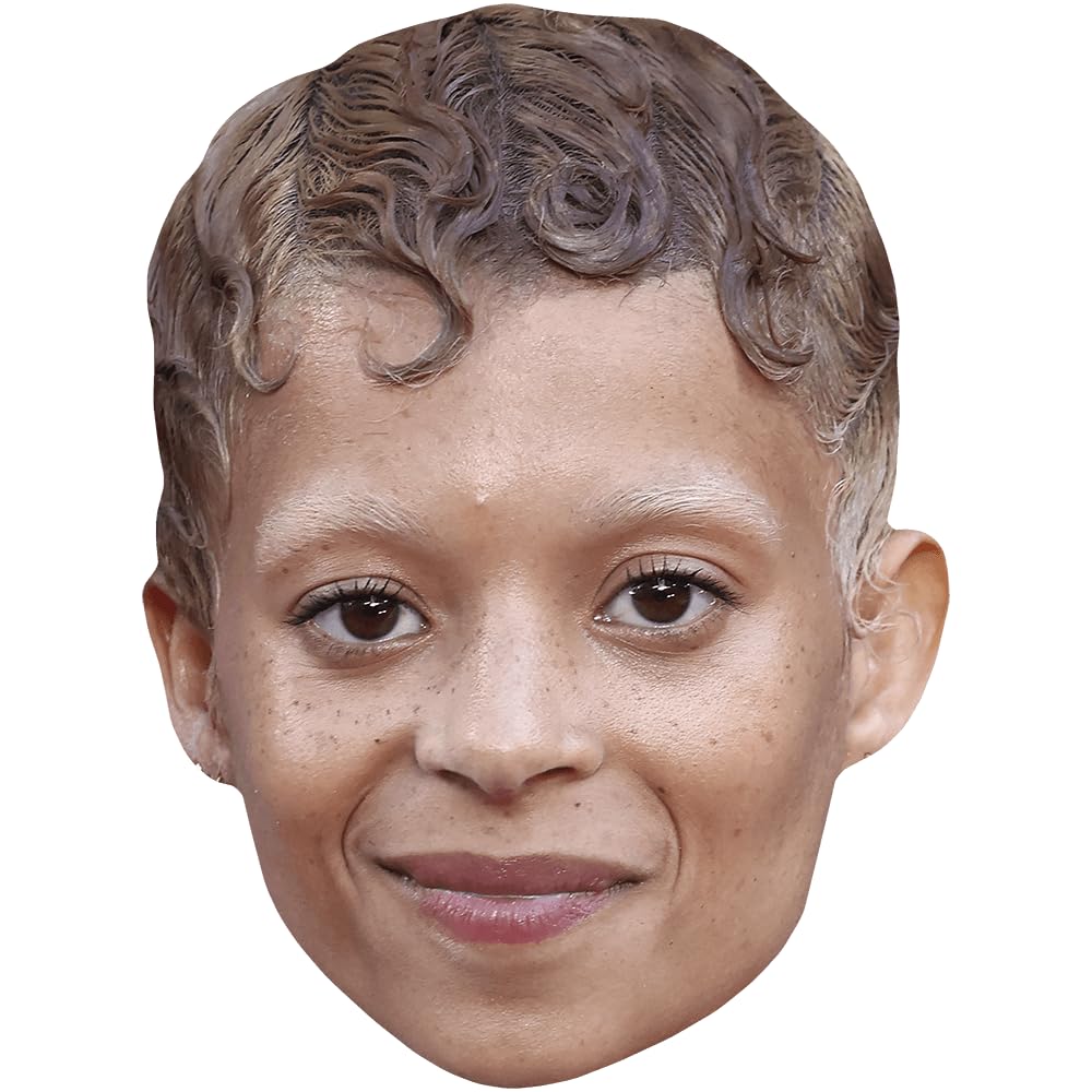 Celebrity Cutouts Lifelike Phoebe Campbell (Smile) Big Head. Larger Than Life Mask.