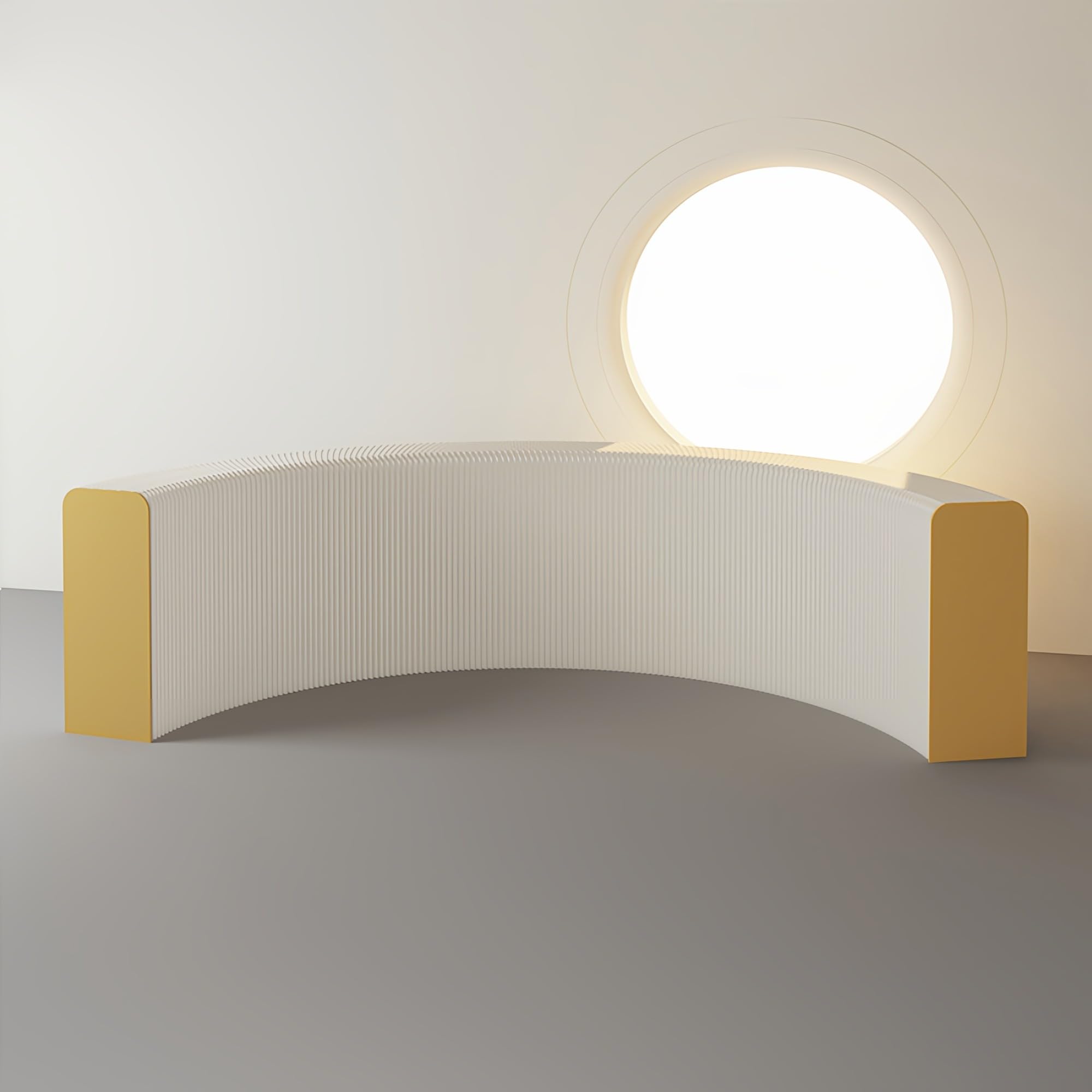 Espositore lungo per vendita al dettaglio, 300 x 31 x 118 cm, regolabile, perfetto per mostre, fiere e vetrine di negozi, design elegante e salvaspazio