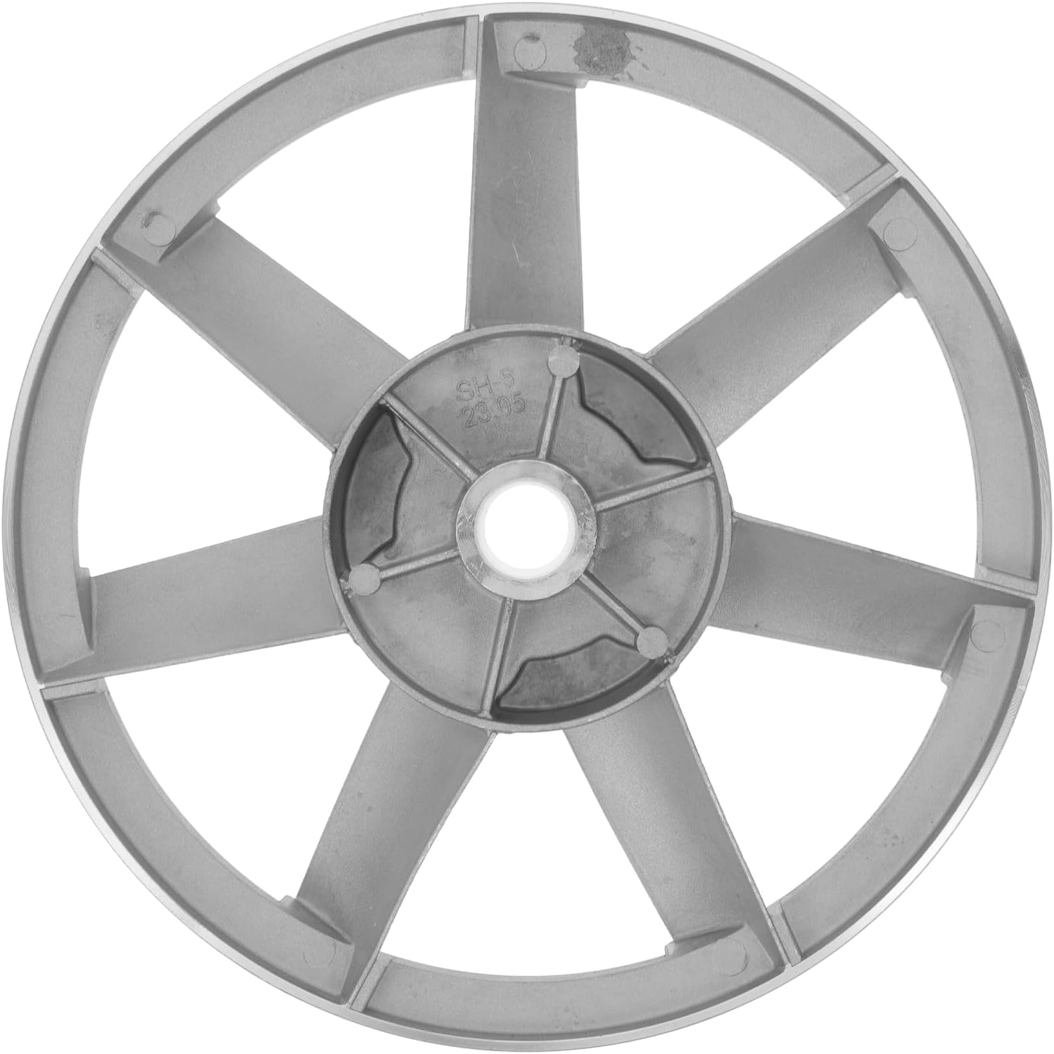 Veemoon Air Compressor Accessories Compressor Motor Belt Pulley Air Pump Motor Pulley Pump Flywheel Silver Aluminum