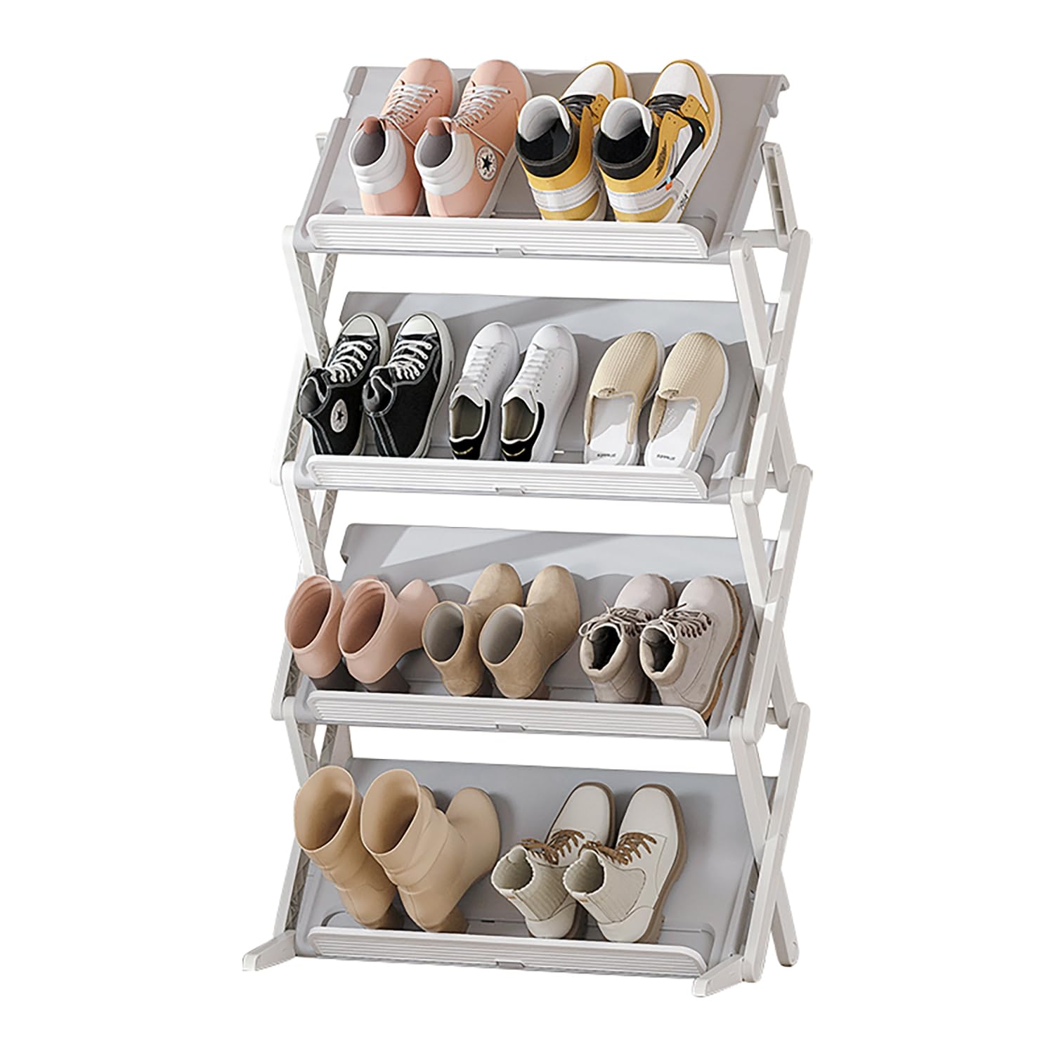 Étagère à chaussures rétractable pour optimiser les entrées étroites et ranger vos livres