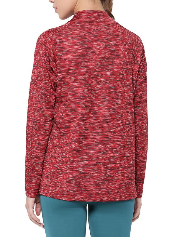 Image of Clovia Women's Comfort-Fit Active Jacket with Melange Effect