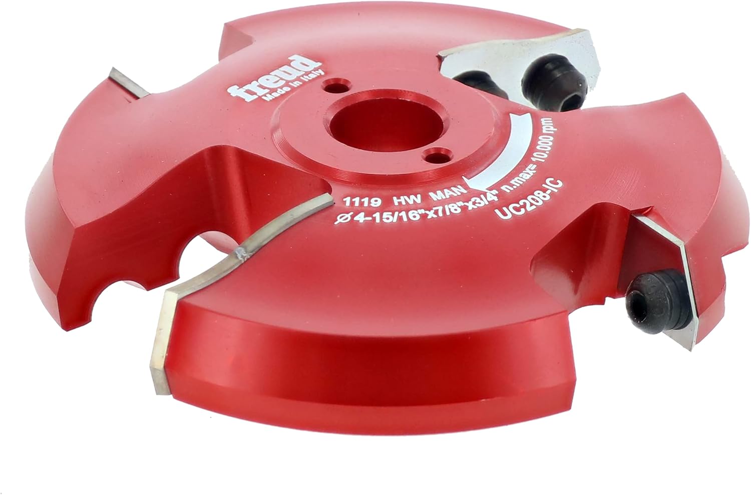 Freud 4-15/16" (Dia.) 2+2 Advanced Design Raised Panel Insert Shaper Cutter for 5/8" Stock with 3/4" bore (UC208-IC)