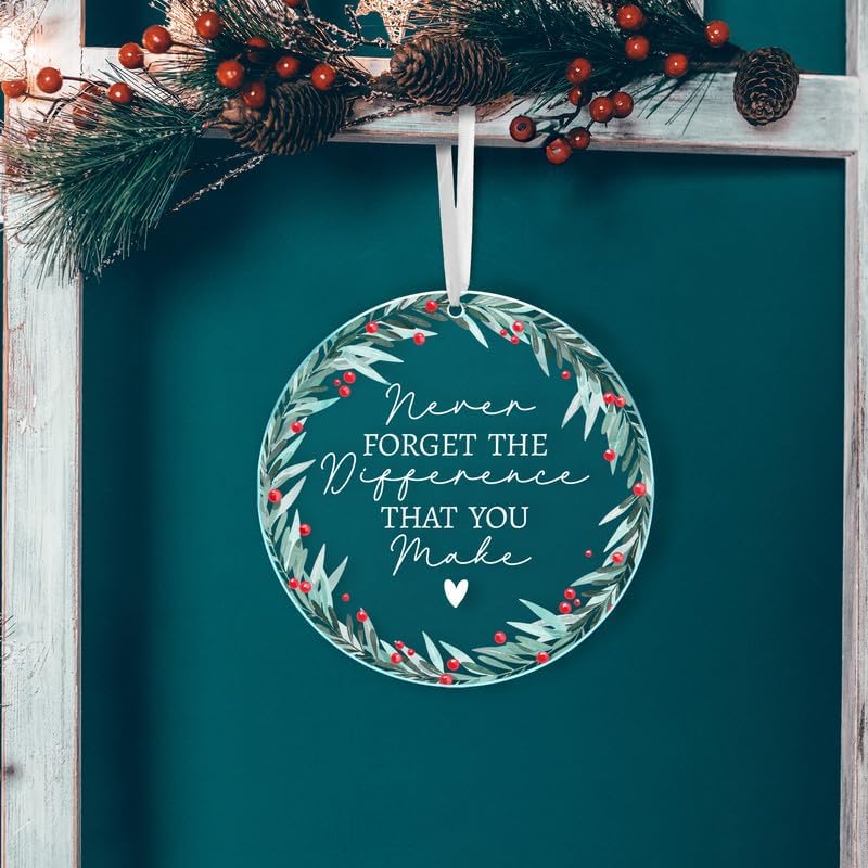 Miniatura 6 de Regalos para compañeros de trabajo para mujeres, adornos de Navidad, agradecimiento, jubilación, regalos de inspiración para ella, graduación