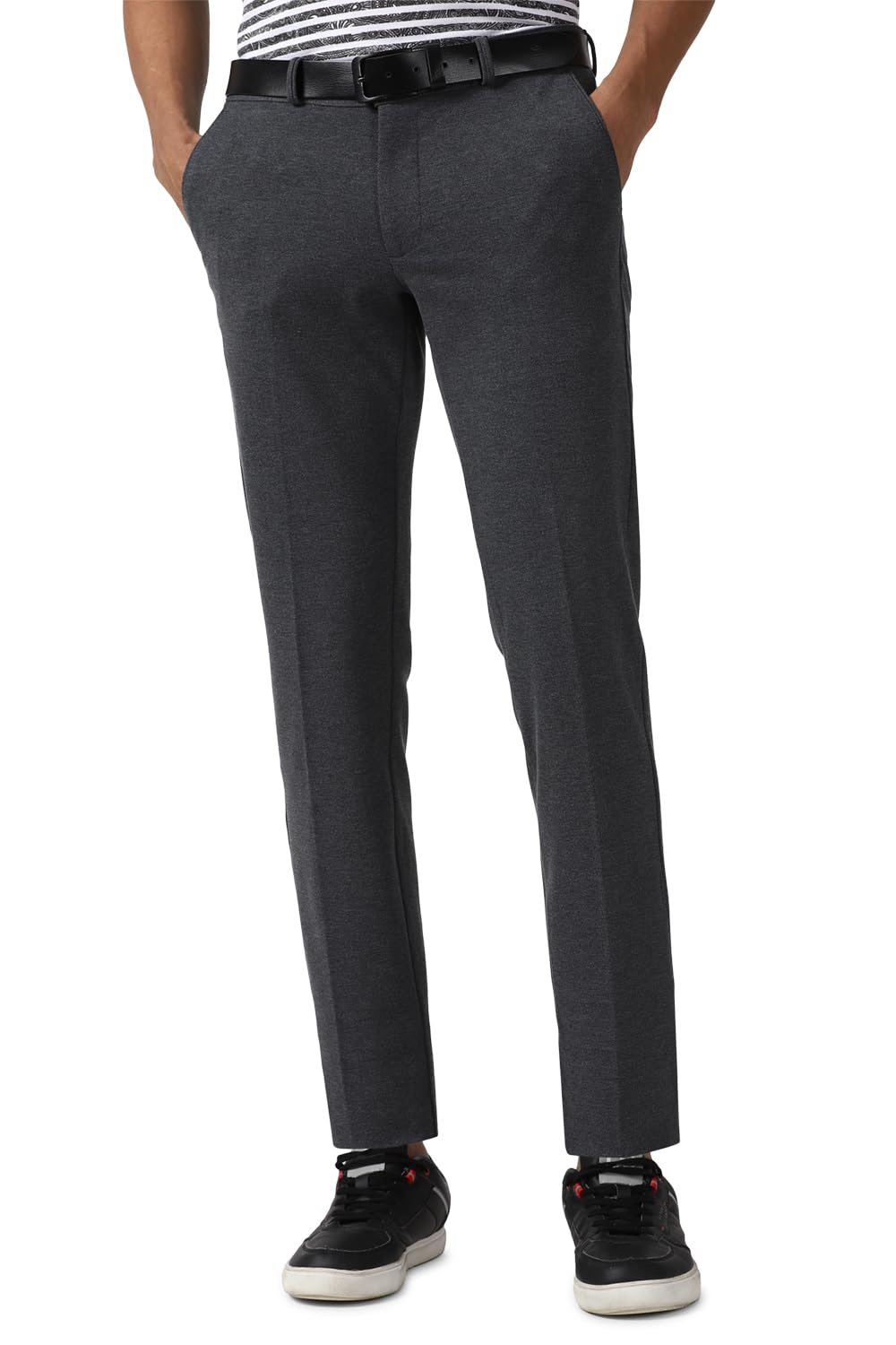 van heusen Men's Mid Rise Regular Fit Casual Pants-picture-52