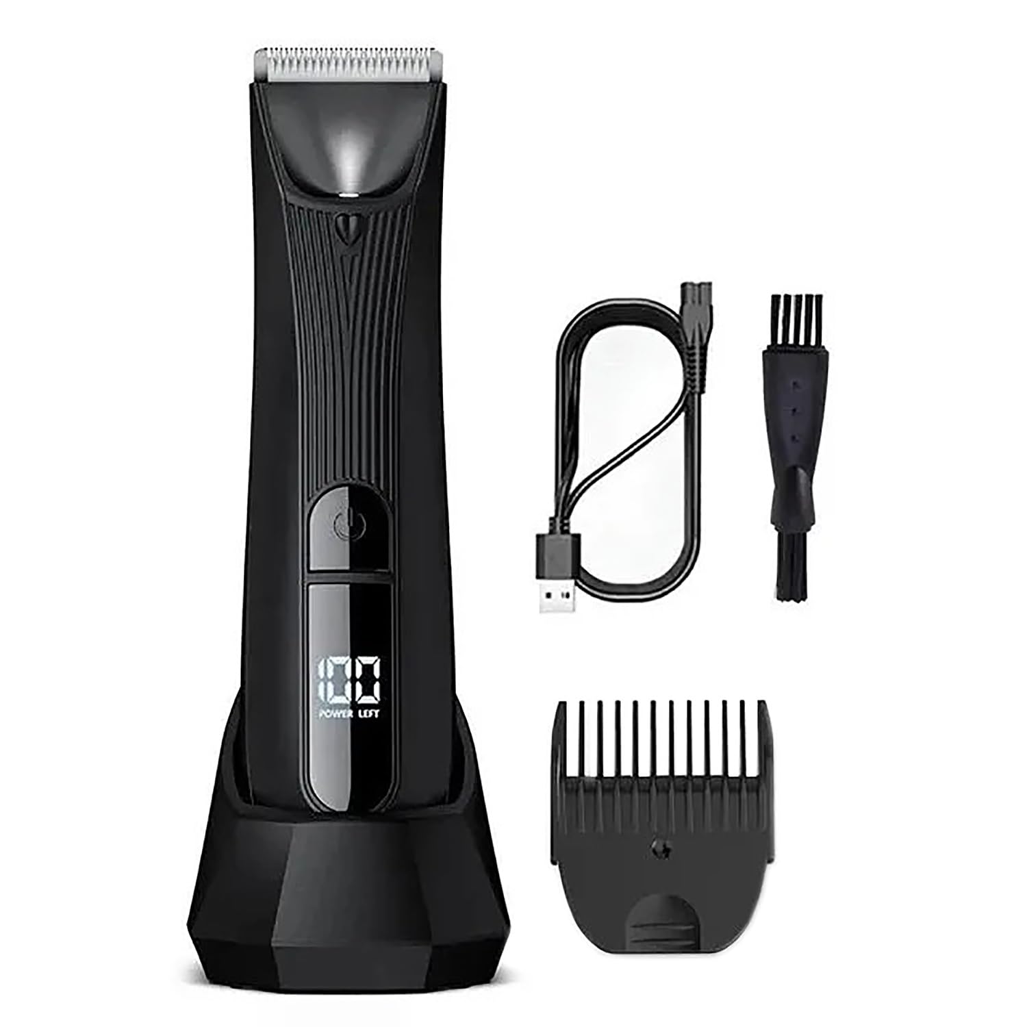 Tagliacapelli Uomo Professionale, Shaver For Sensitive Areas Body Trimmer For Men Painless Epilator Rechargeable Shaver For IPX7 Electirc Body Hair Trimmer