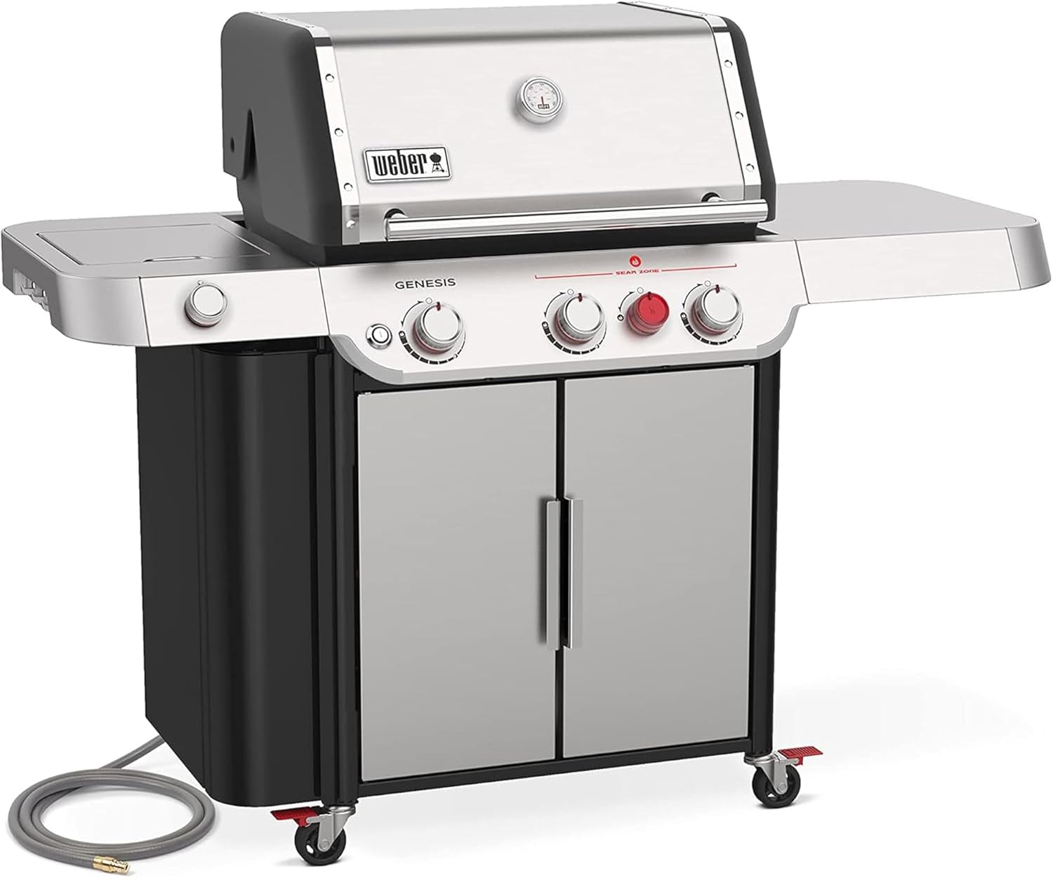 Weber Genesis S-335 Gas Grill, Natural Gas, Stainless Steel