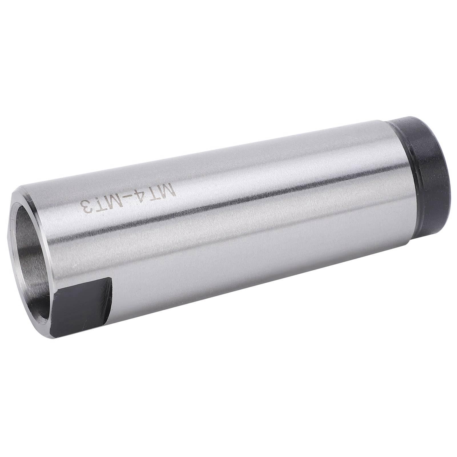 Oumefar Manchon de Perçage Conique Morse en Acier Rapide, Adaptateur Réducteur MT4 à MT3 pour le Fraisage de, Matériau Durable avec une dureté élevée pour les Montages CNC de Précision