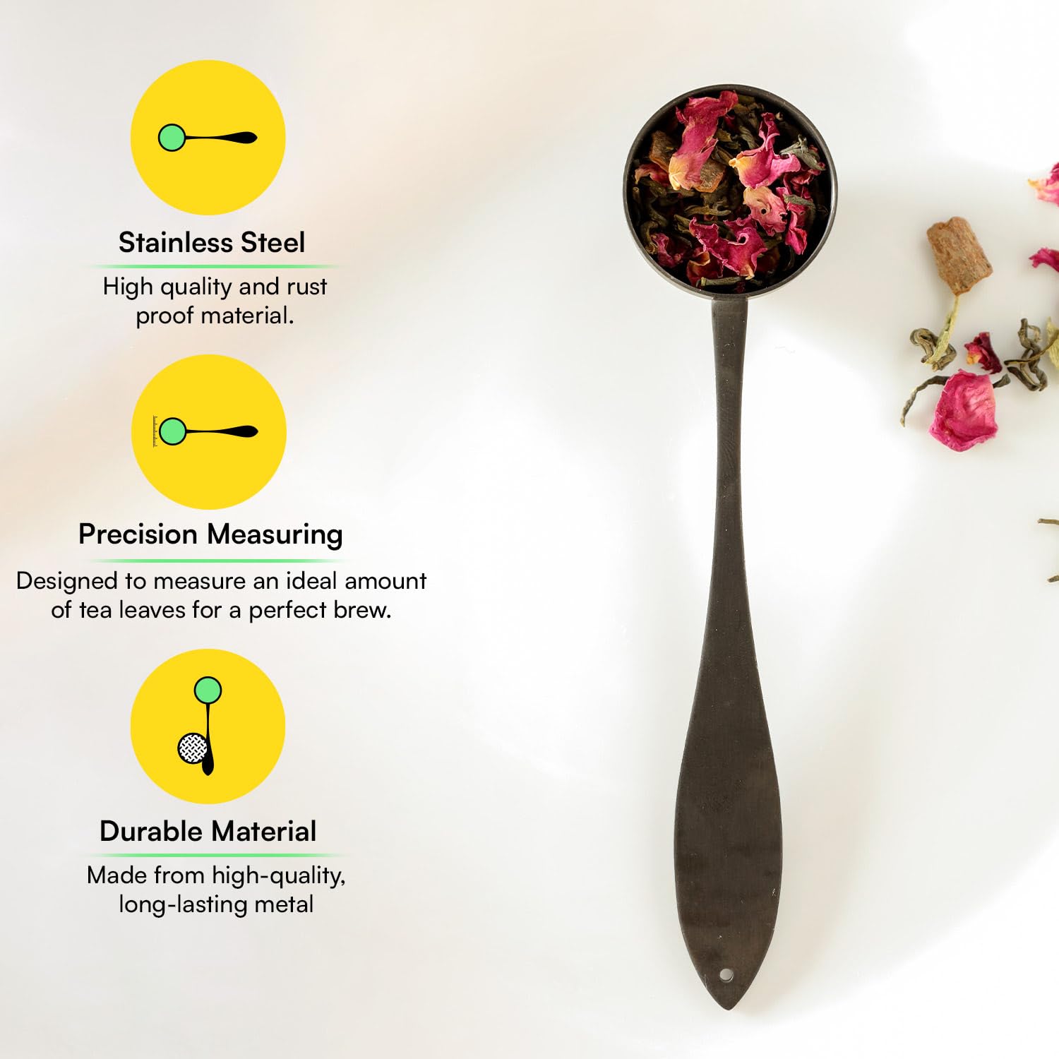 Udyan Tea Stainless Steel Tea Spoon - Perfect Brew -2