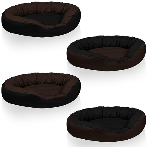 BedDog® colchón para Perro Sunny, Cama, sofá, Cesta, cojín Ovalado para Perros, Funda extraíble, tamaño L