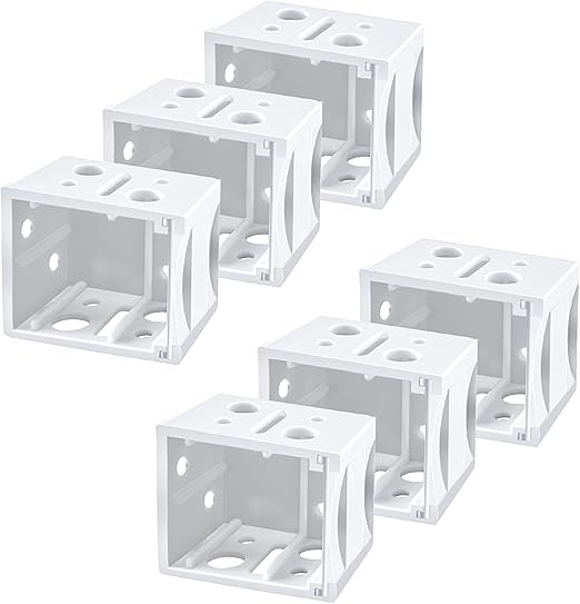 6 Pack 1 Inch Blind Brackets Plastic Window Blind Brackets
