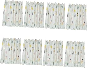 Garneck 8 Peças Cortinas De Cama Cortinas Infantis Tenda Para Crianças Cortinas Cortinas Infantis Cortina Dupla Cama De Dossel Cortinas De Janela De Desenho Animado Cortinas De Cama