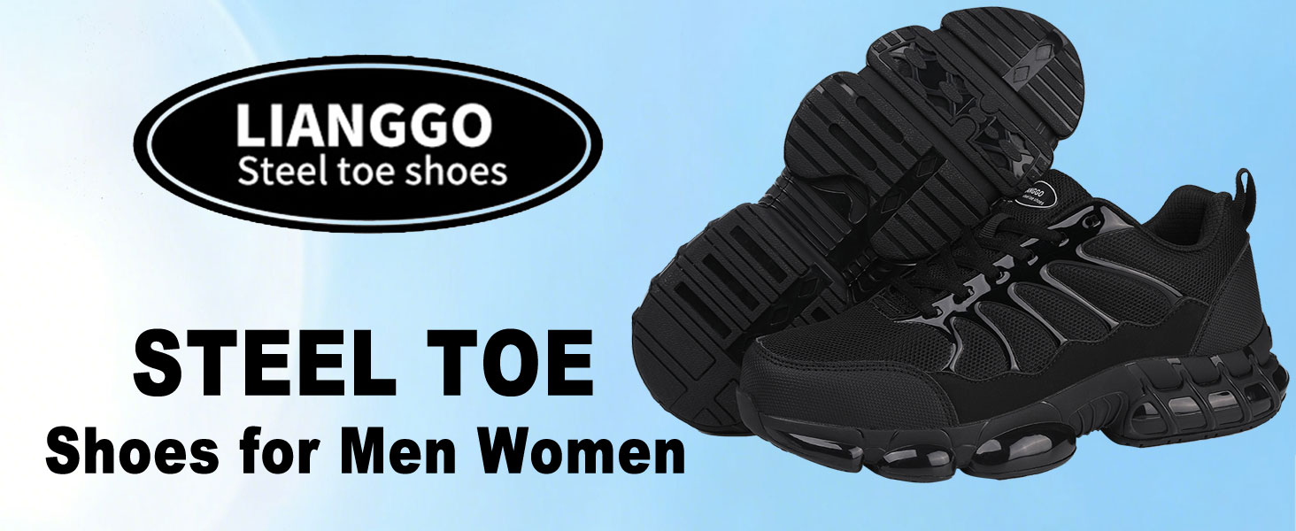 LIANGGO STEEL TOE PUNCTURE RESISTANT WORK SHOES FTL-04-196 Amazon.com: LIANGGO Steel Toe Shoes for Men Women Composite  main image 2