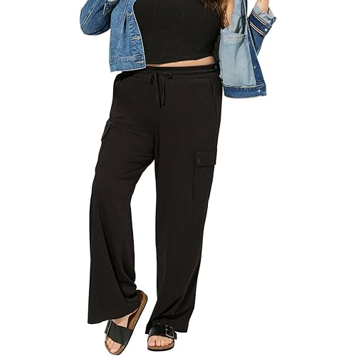 Torrid Women's Plus Size Wide Leg Cargo Pant