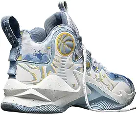 Tênis de basquete masculino com sola de borracha de malha antiderrapante tênis de corrida ao ar livre excelente aderência para botas de basquete esportivas