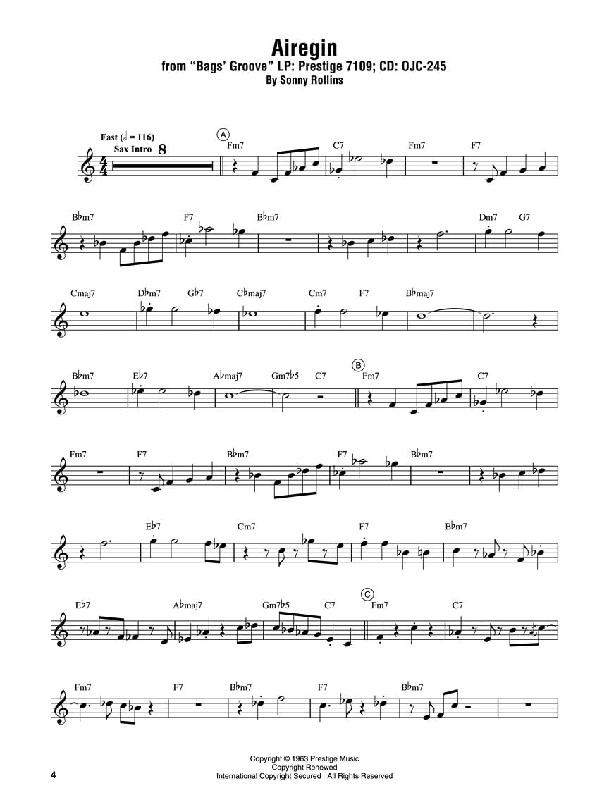 Miles Davis Omnibook [Lingua inglese]