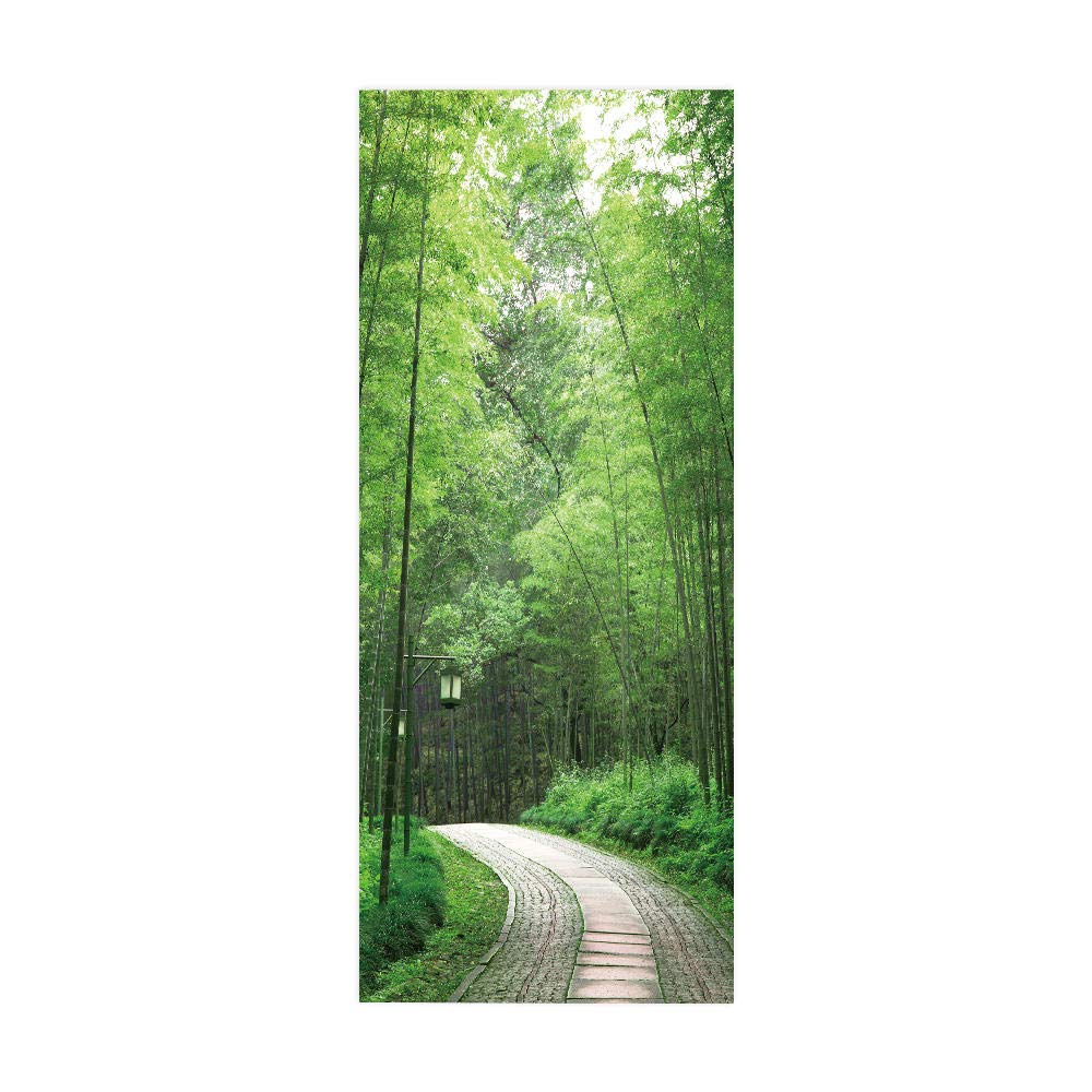 Adesivi Murali Foresta Bambù - Decorazione Porta Rimovibile E Riutilizzabile - Foto 10