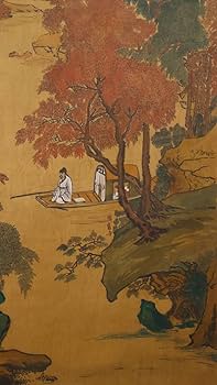 藍染掛け軸(中国書画) 藍染掛け軸(中国書画) 藍染掛け軸(中国書画) 紺仁染織工房xOZー