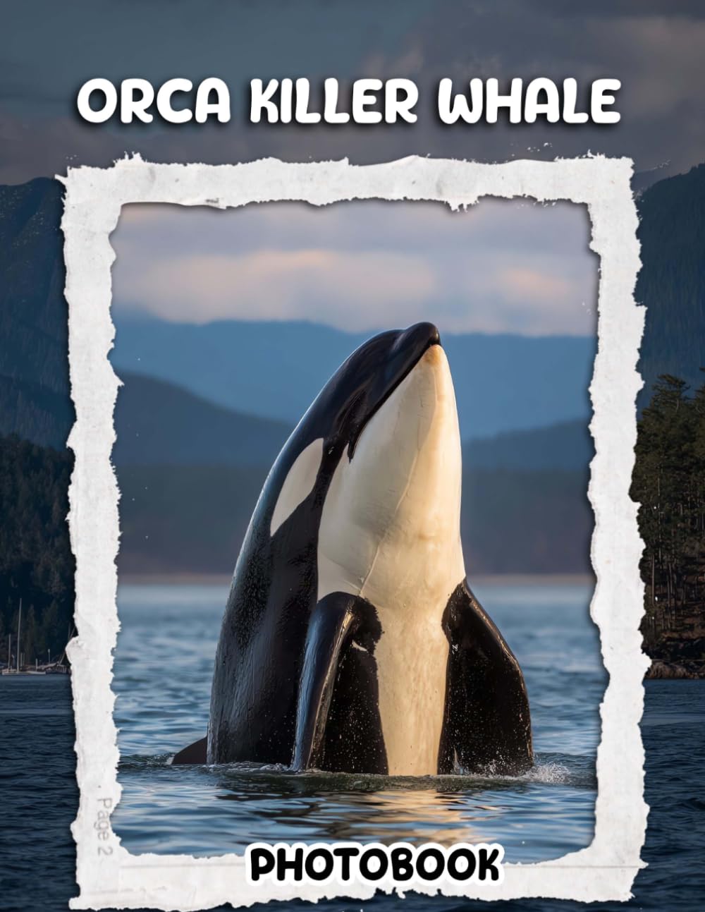 Orca Killer Whale Photo Book: 40 Pages Majestic Ocean Predator Photography Showcasing Powerful Marine Mammals In Natural Habitat And Breaching Moments