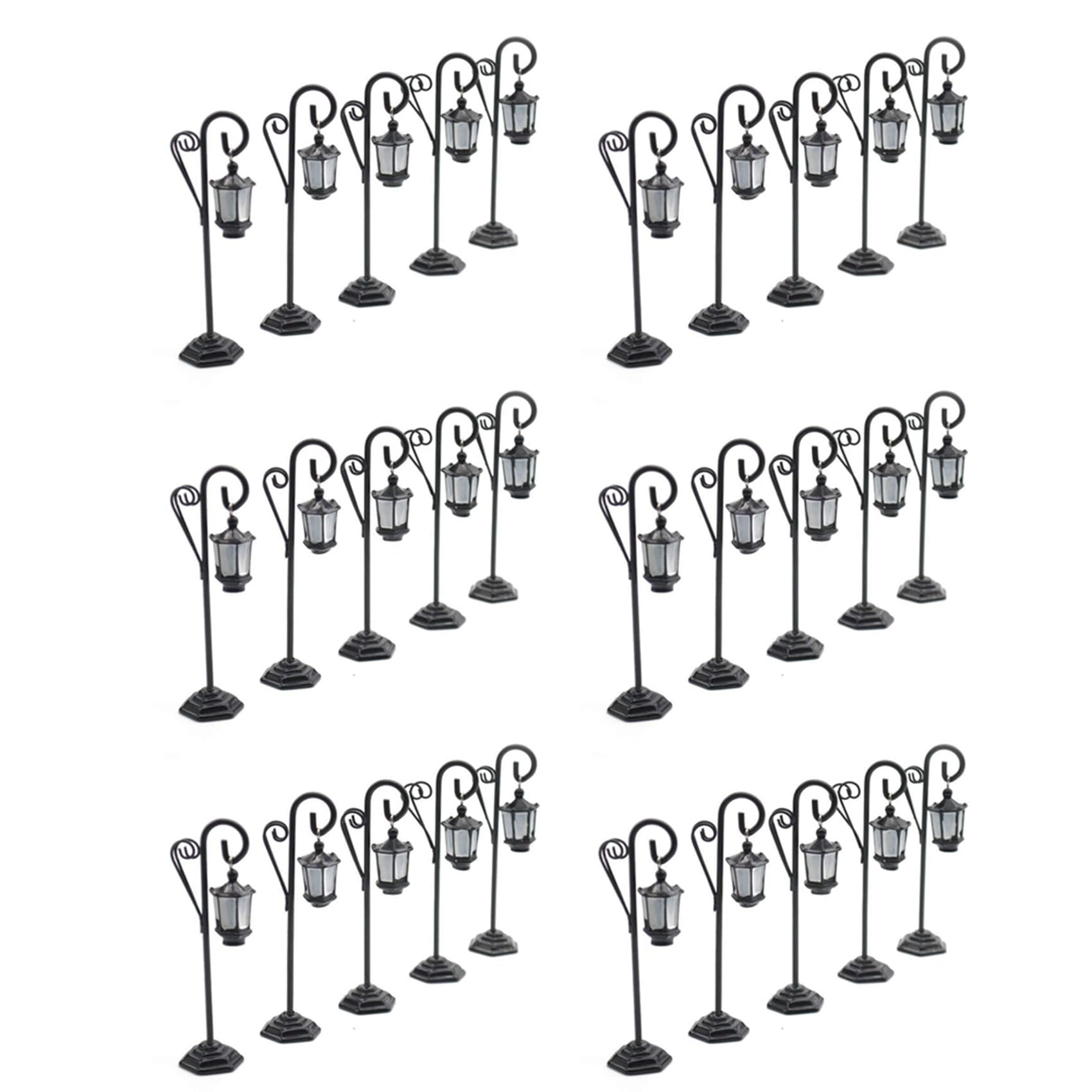 Hndhbfgrt 30 PCS Streetlight Shape Wedding Party Reception Place Card Holder with A Card
