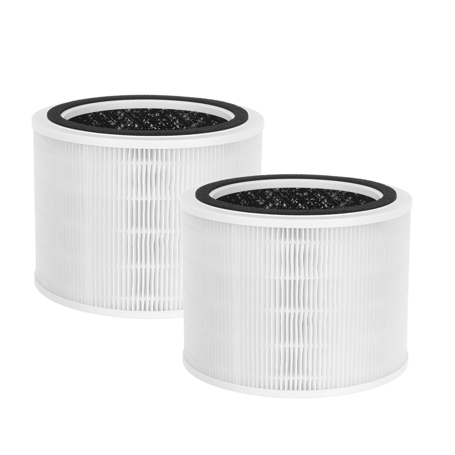 Filtro Hepa H13 para Purificador de Aire Compatible con Core200s Filtro de Repuesto con Carbón Activado Paquete de 2 Unidades de Color Claro Alta Eficiencia para Hogar y