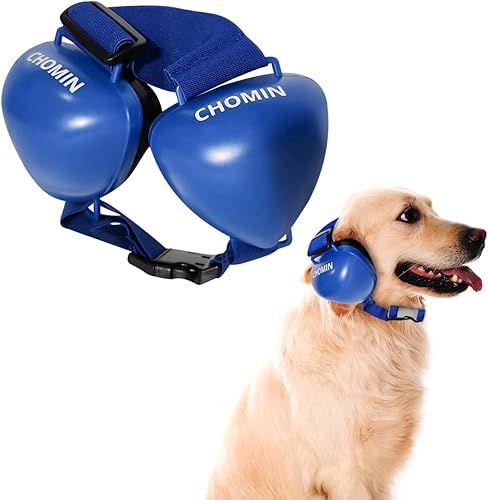 CHOMIN Orejeras para perros para protección contra el ruido, orejeras NRR de 29 dB, auriculares con cancelación de ruido para perros, tapones para