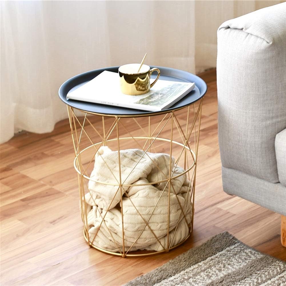 Dirty Laundry Hamper Sorter Basket Dirty Clothes Bag Storage Basket Dirty Clothes Bin Box Nordic Iron Art Storage with Lid Household (Color : Gold, Size : 29.5 33.5cm) (Gold 34 * 38.5cm)