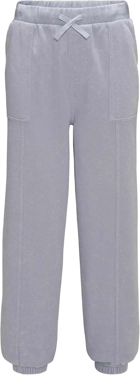 Roxy Girls Pull-on Fleece Jogger Sweatpants with Elasticized Drawstring Waistband