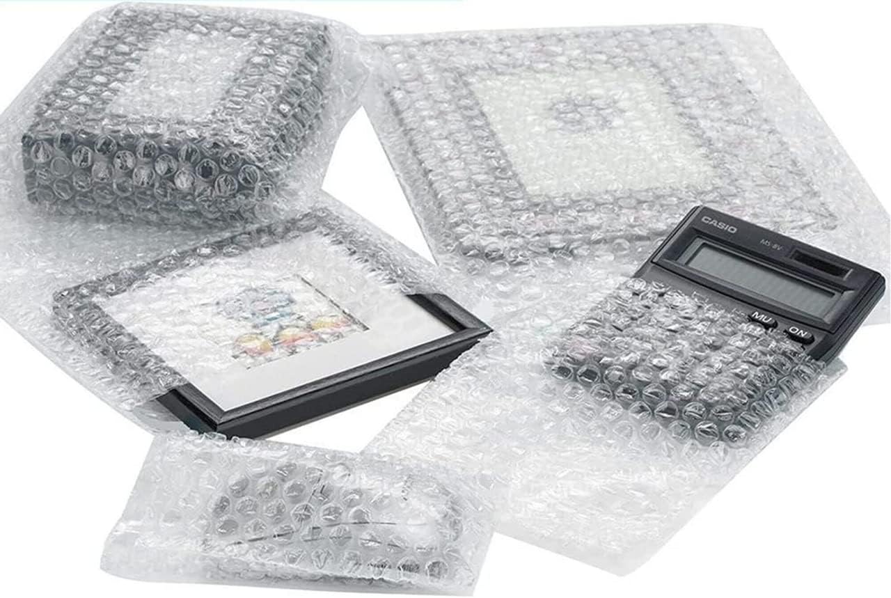 100-8x11.5 Bubble Out Pouches Bags Wrap Cushioning Self Seal Clear 8" x 11.5"