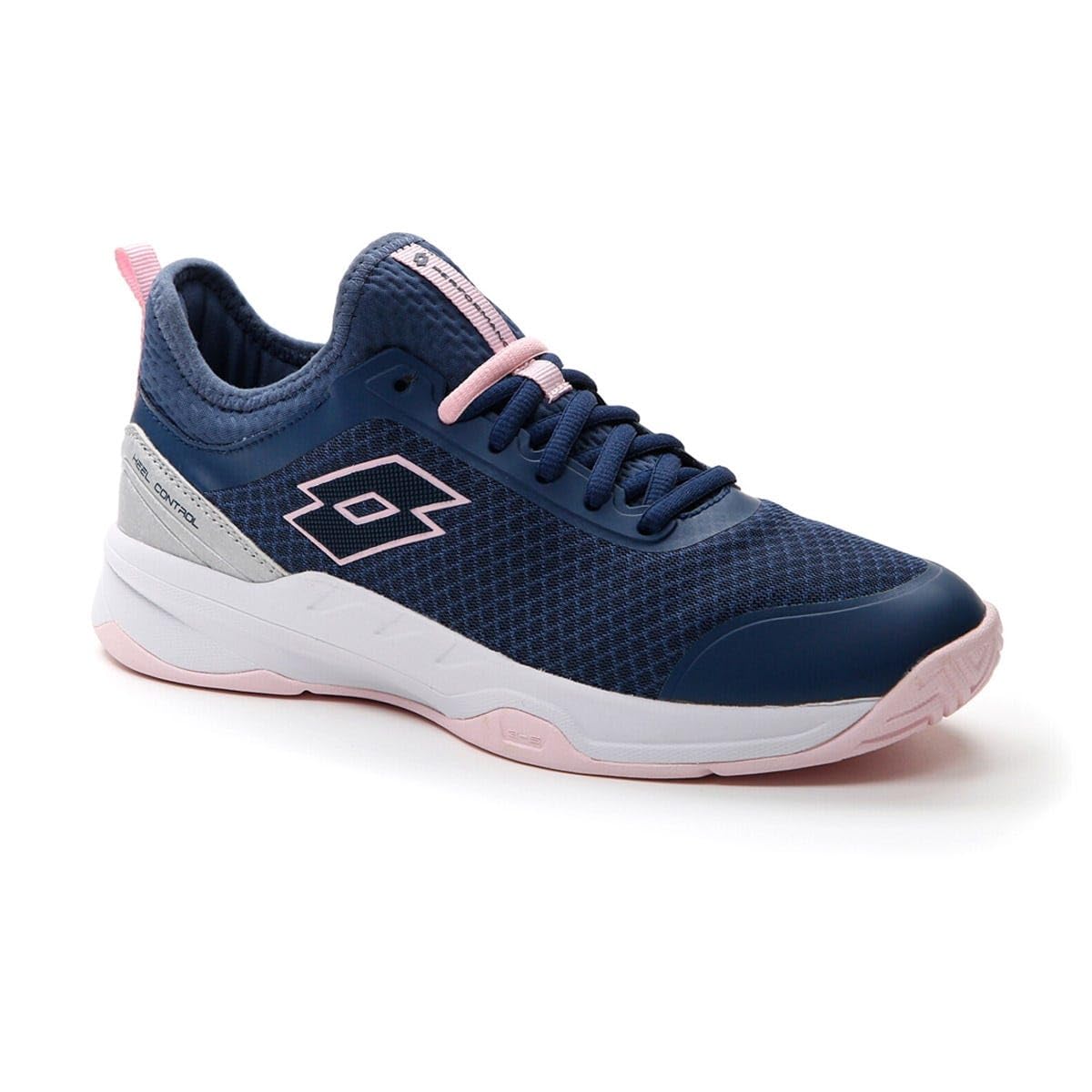 Lotto Femmes Mirage 500 II AC Chaussures De Tennis Chaussures Toutes Surfaces Bleu Foncé - Rosé