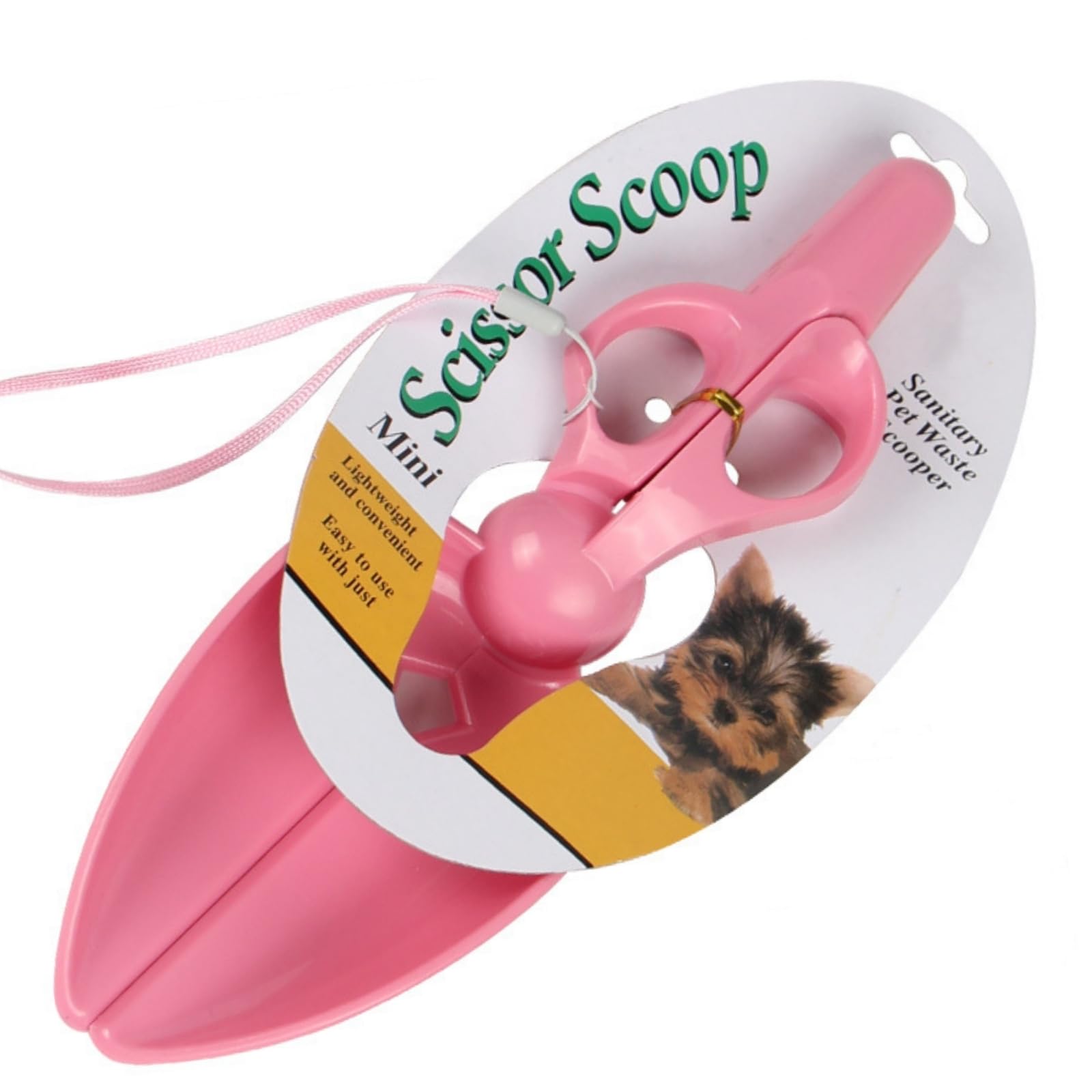 Color poem ornament Scissor Dog Pooper Scooper Simpler and Easier Poop Scooper for Dogs More Portable Poop Scooper for Travel Go on a Walk or to The