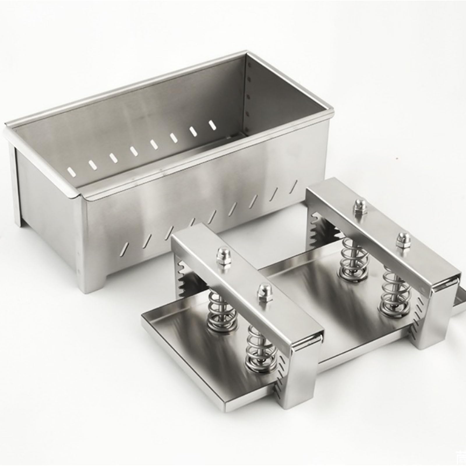 Caja de herramientas de prensa de carne con presurización de doble tornillo para hamburguesas caseras, deslizadores y carnes rellenas
