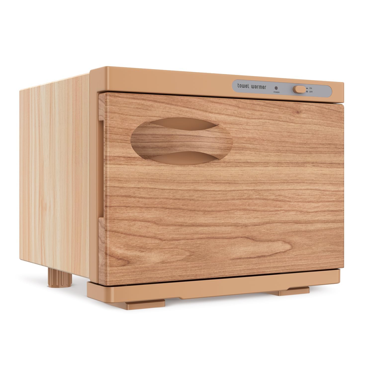 Photo 1 of StateRiver Towel Warmer Cabinet, 8L Hot Spa Small Towel Warmer Heating Use for Facial Spa, Hair Beauty, Salon Equipment and Home - Wood-like